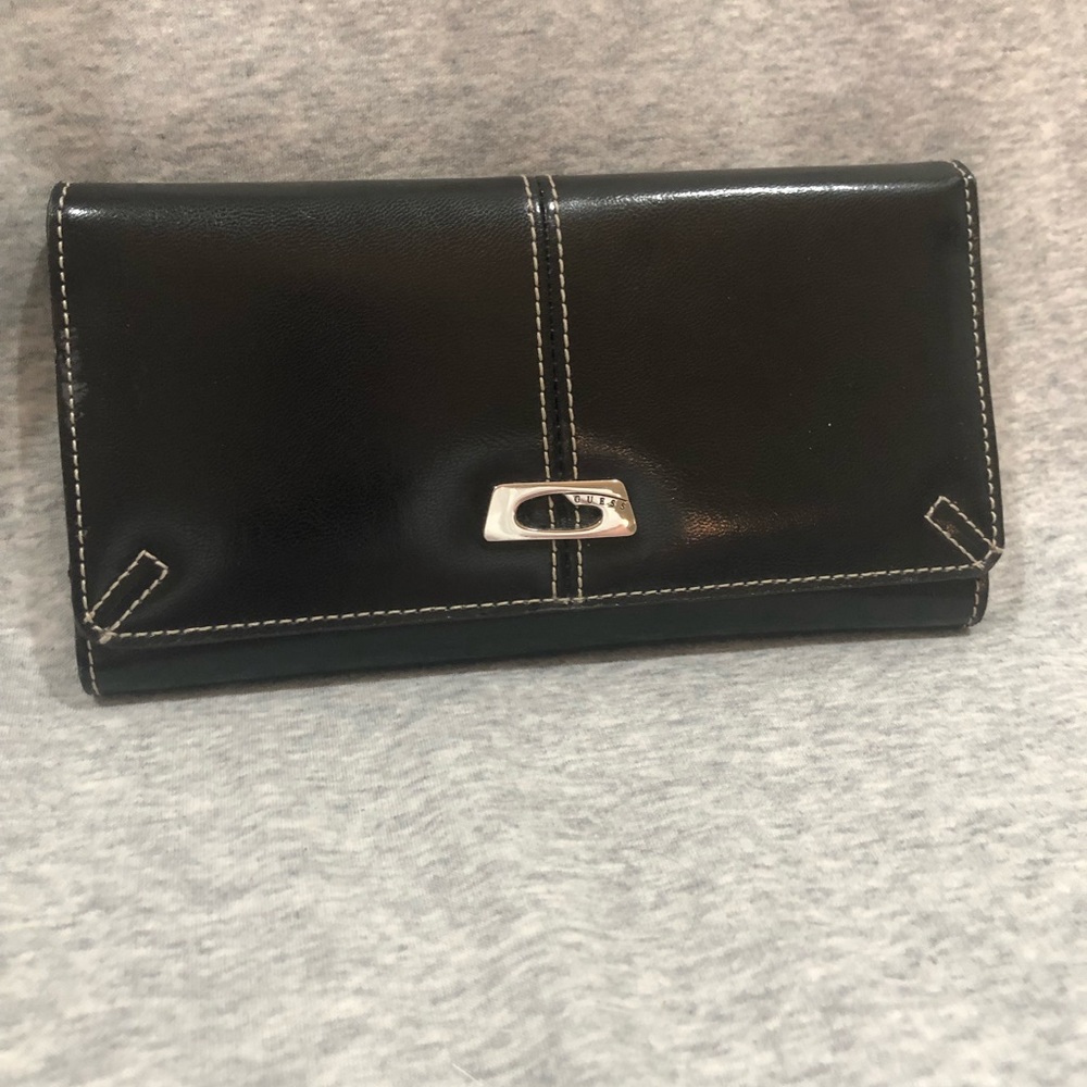 GUESS Black Leather Wallet